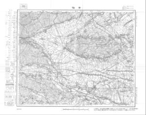 『地図』Vol.63 No.4 添付地図 5万分1地形図「青梅」陸地測量部 1935年発行（戦時改描版）」